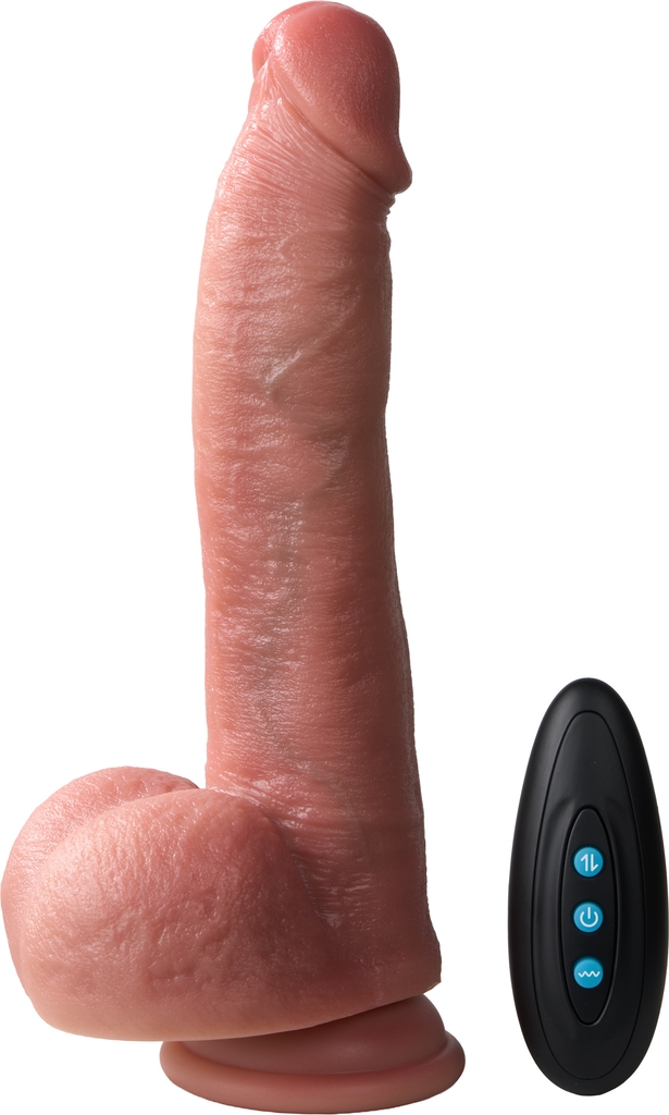 Willie City Pro Turbo Realistisk Bevægelig Dildo 22 cm