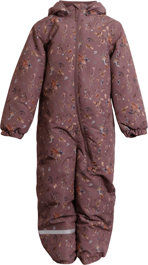 Soft Gallery Pige Flyverdragt m. fleece - ROSE BROWN AOP - 152