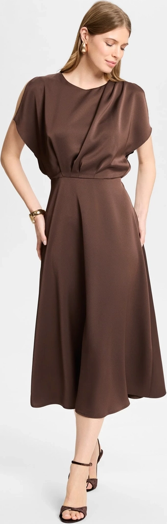 swinghverdagskjole - chocolate brown