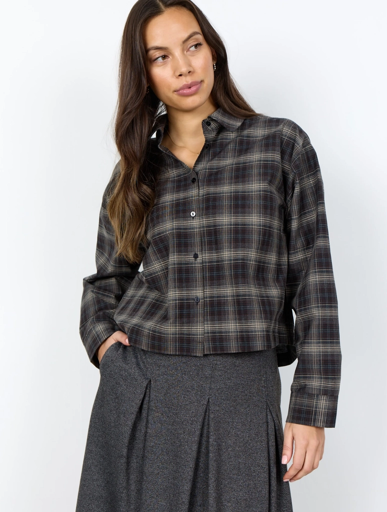 Soyaconcept Sc-Hasina YD 1 Shirt - Brown