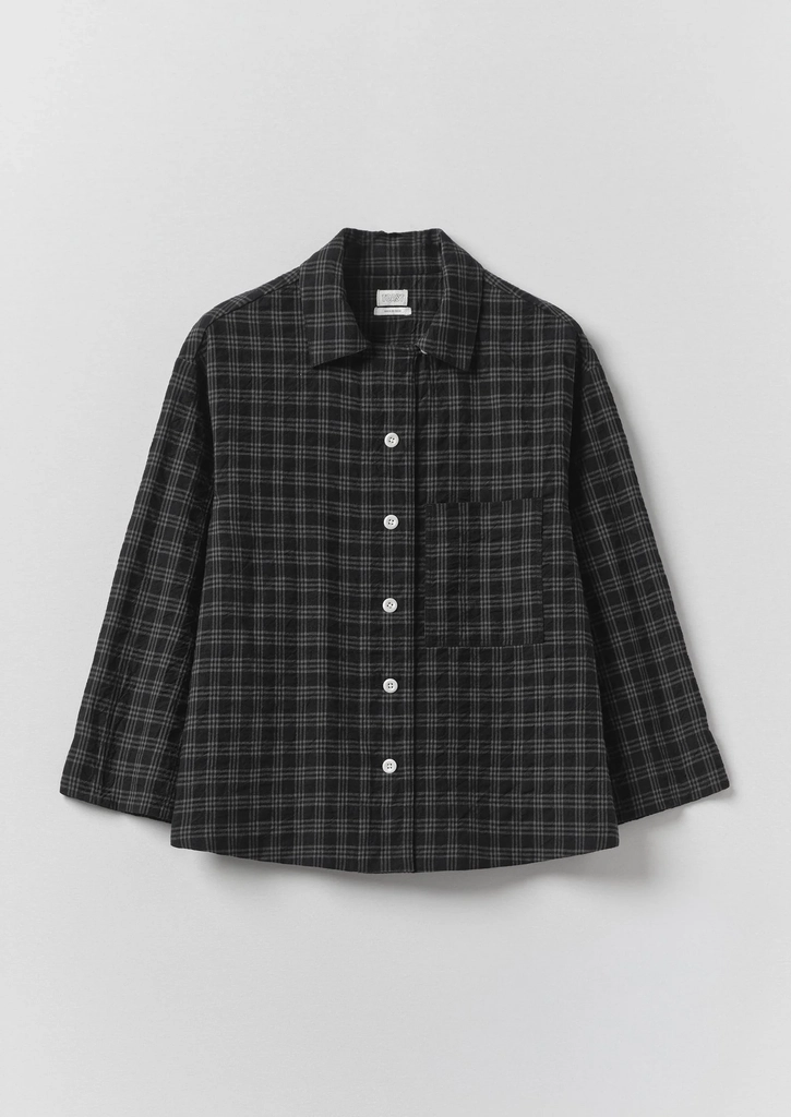 check cotton wool shirt