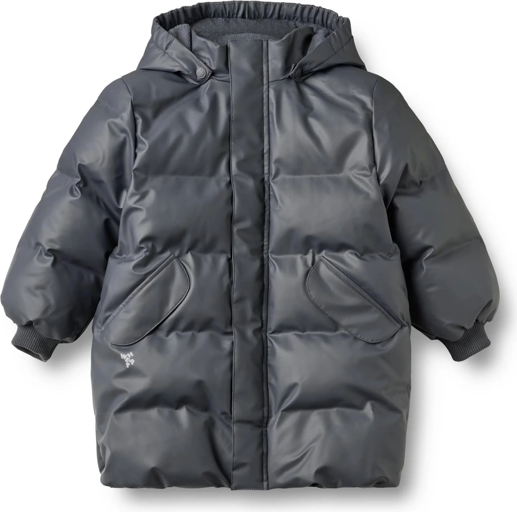 Wheat Greyblue Pu Puffer Jakke Coast Str. 3 år/98