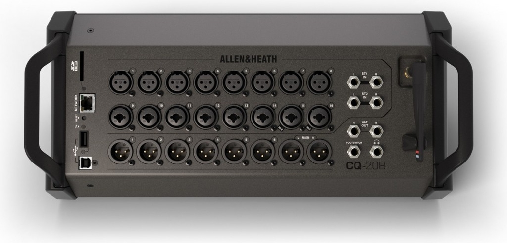 allen & heath cq20b 20-channel rackmount digital mixer