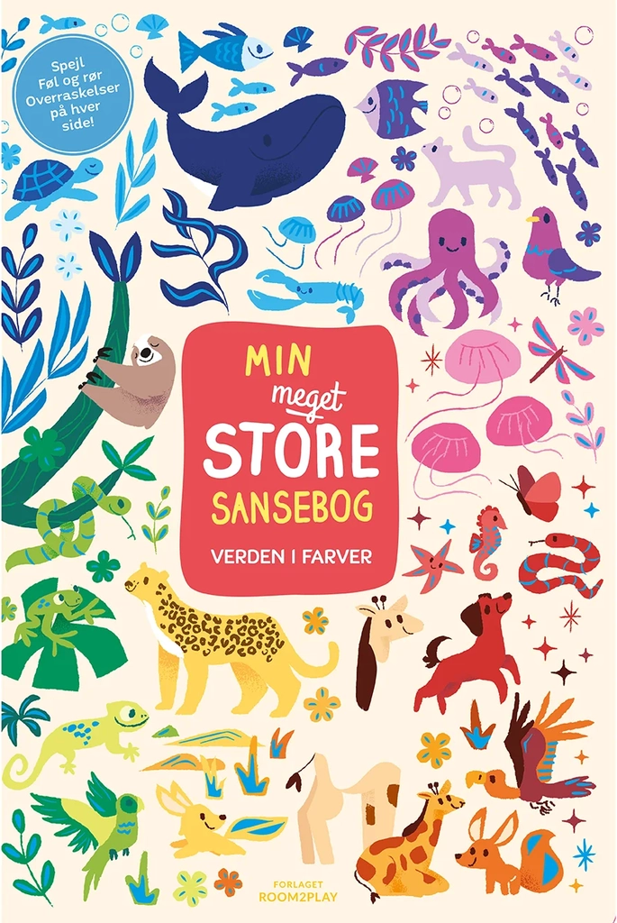 min meget store sansebog - verden i farver