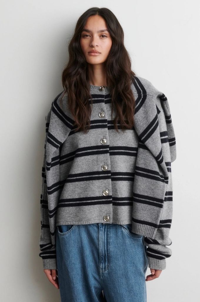 alphaline ls knit cardigan