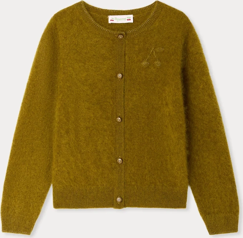 milana lurex cardigan in wool