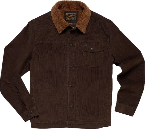 howler bro's fuzzy depot jacket bark - s