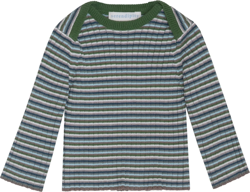 Serendipity Myrtle Stripe Baby Rib Bluse Str. 74