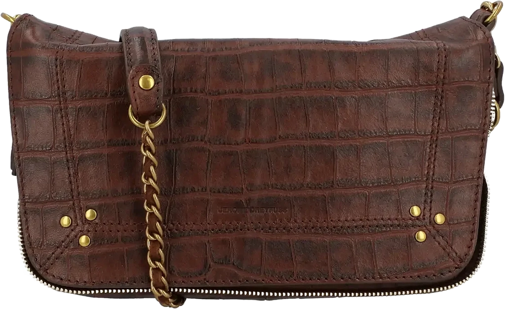 JEROME DREYFUSS Bobi Shoulder Bag - BROWN - One Size