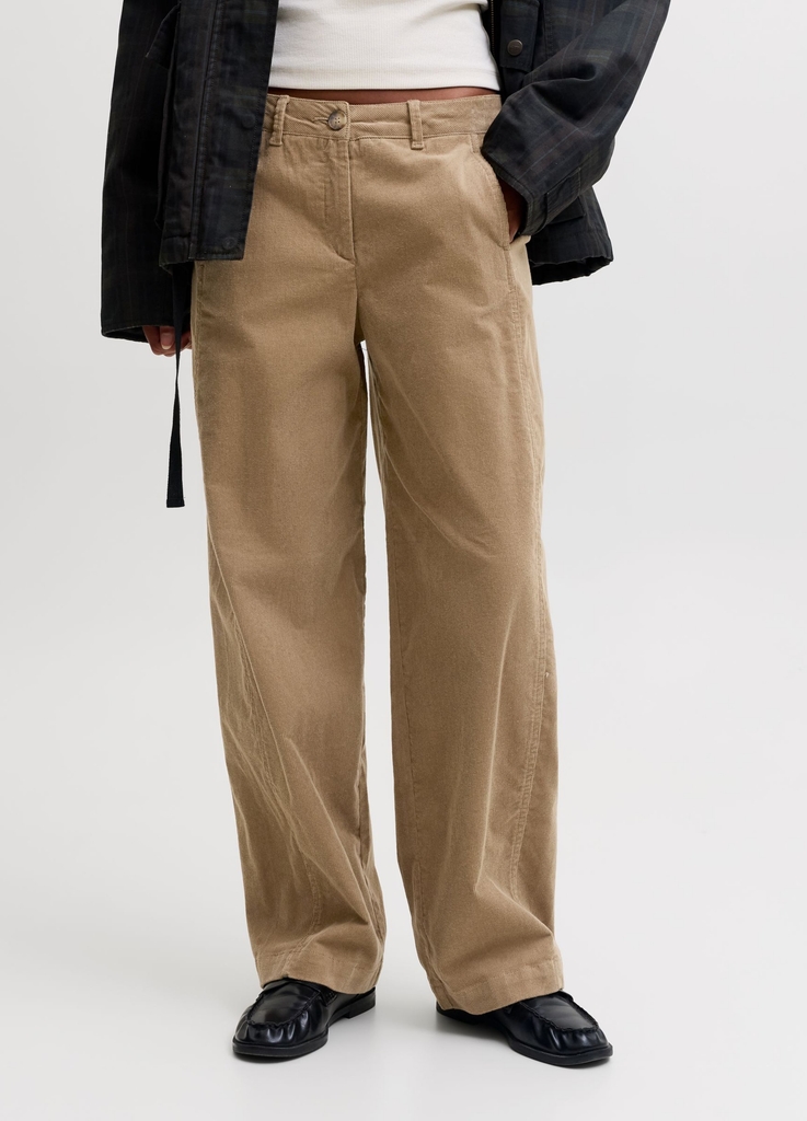 JJXX Suma Baggy Barrel Mw Pants Pnt - Brown