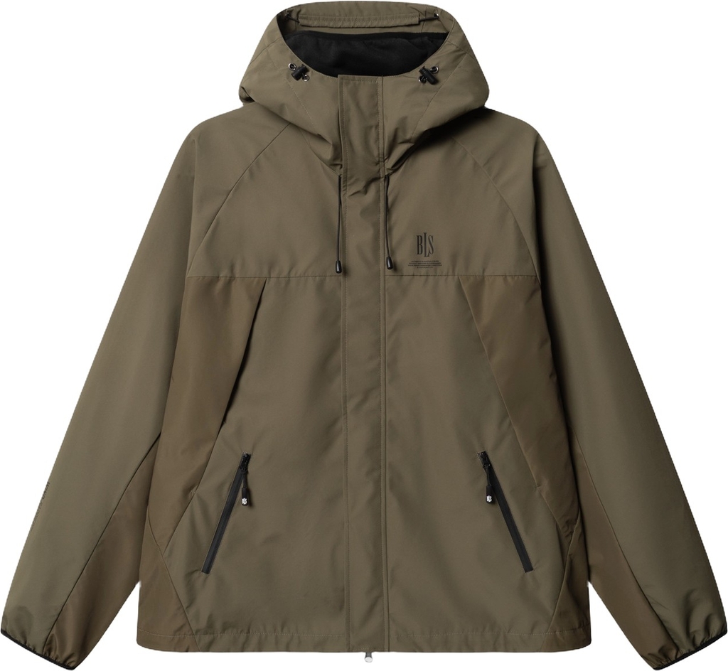 BLS Hafnia Samurai Hardshell Mand Olive Green Overgangsjakker Str Large - hos Magasin