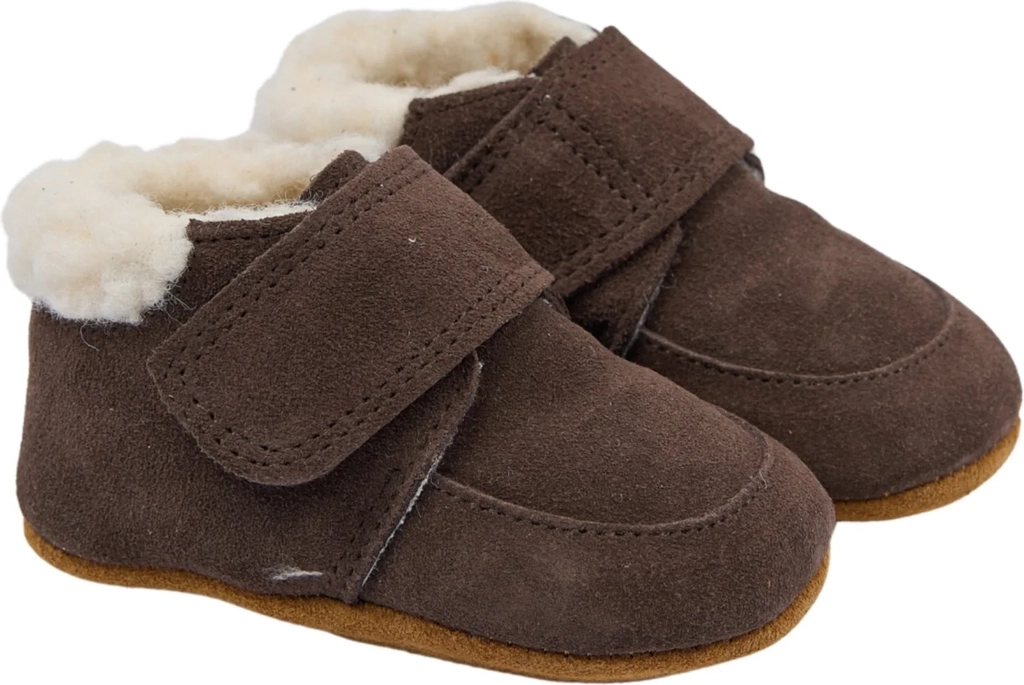 Pom Pom Prewalker Velcro m For Dark Brown
