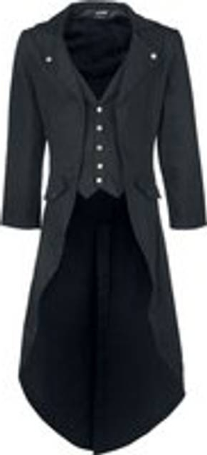 Banned Alternative Armyfrakke - Dovetail Coat - Herrer - Sort