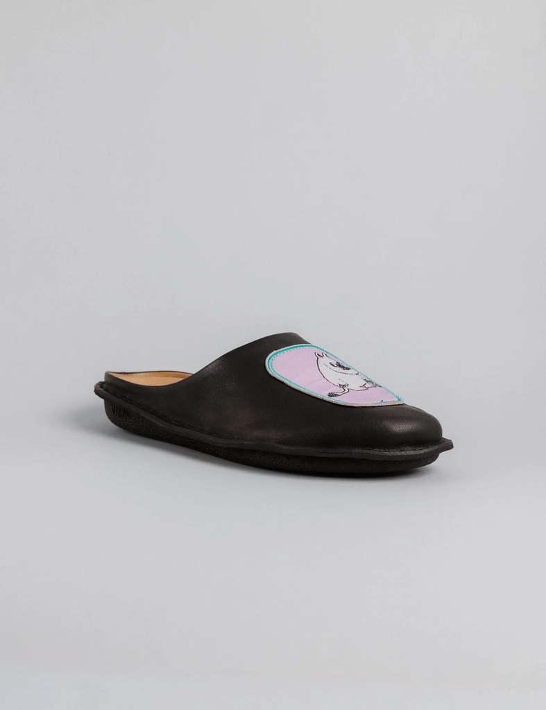 vibae x moomin roma leather preto black
