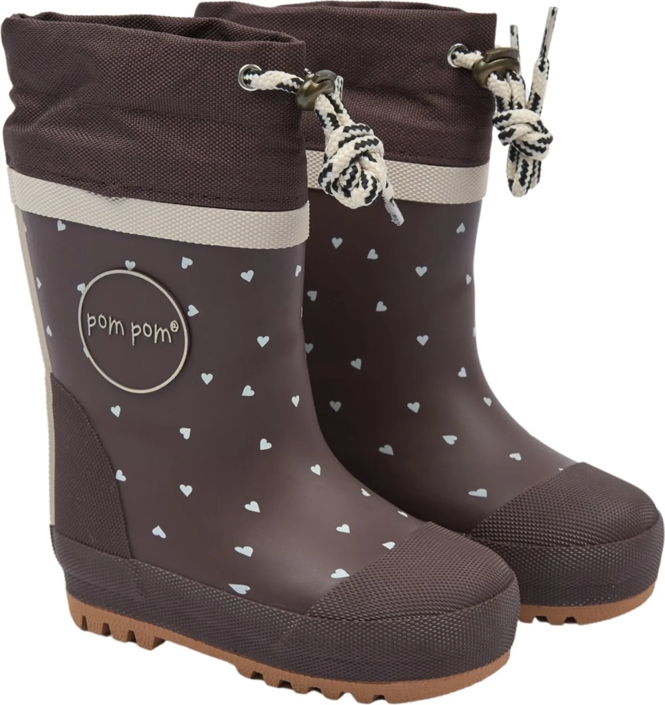 Pom Pom Chestnut Heart Aop Brynn Støvler Thermo Aop Str. 27