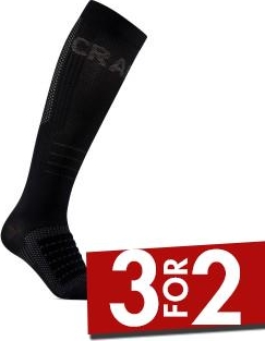Craft Adv Dry Kompressionsstrømper Unisex 4345 Sort