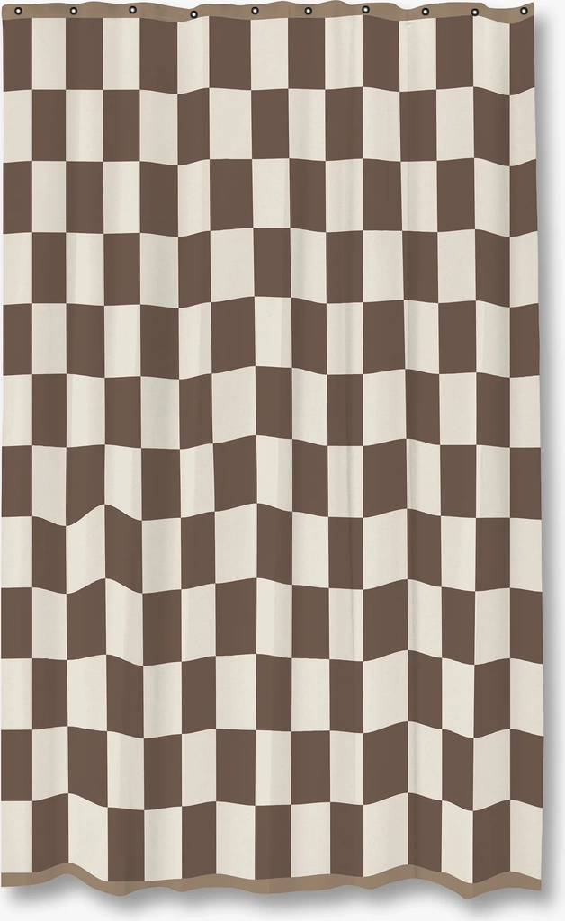 retro badeforhæng, brown
