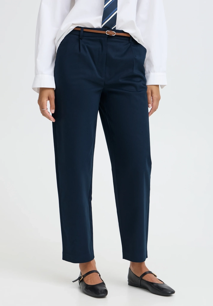 b.youngbydays wide chino - chino - dark sapphire