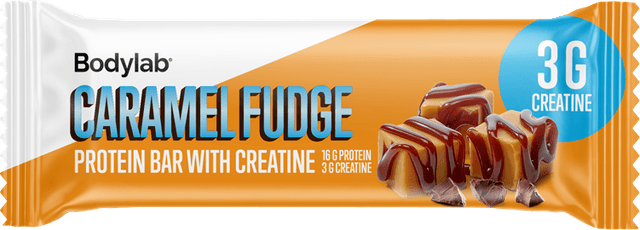 Bodylab Protein Bar with Creatine x 57 g Caramel Fudge 12 stk