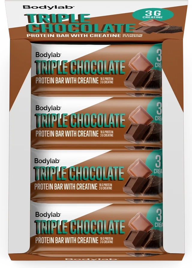 Bodylab Protein Bar with Creatine 12 x 57 g Triple Chocolate