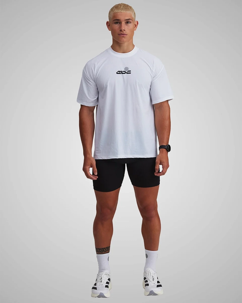performance core t-shirt white/black