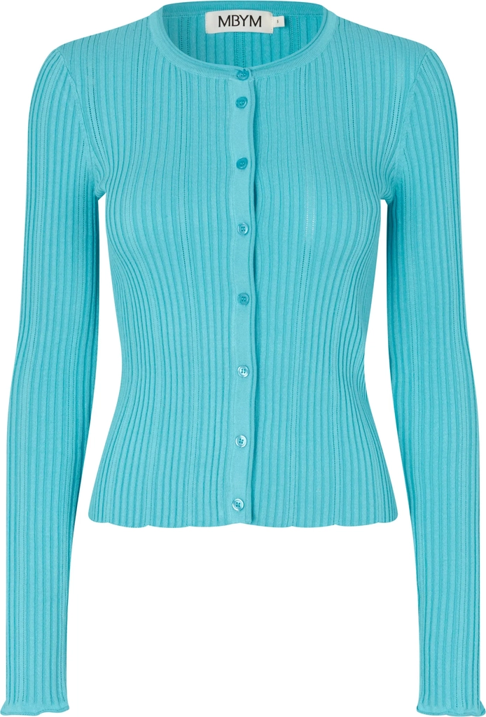 kenziea-m cardigan - aqua blue