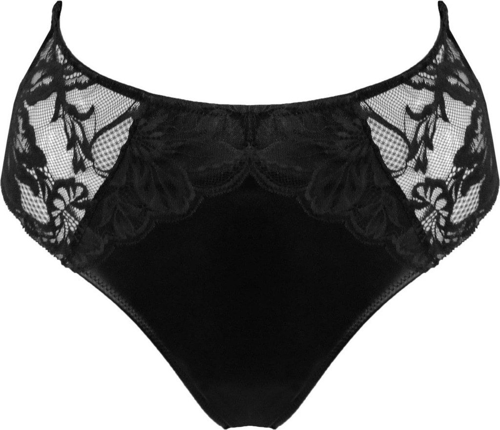 Pour Moi Pour Moi Onyx Høj talje High Leg Brazillian Briefs