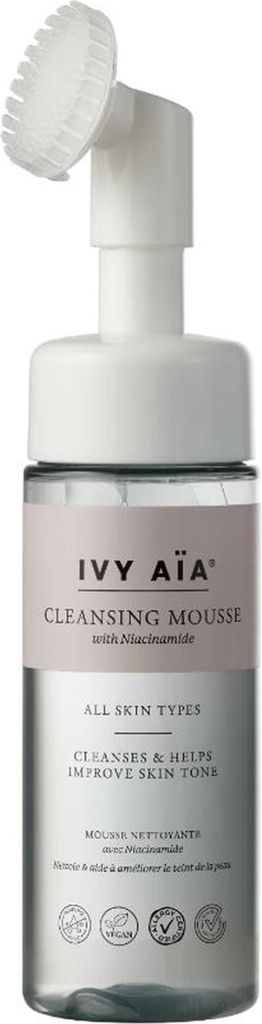 Ivy aia cleansing mousse with niacinamide all skin types 150ml