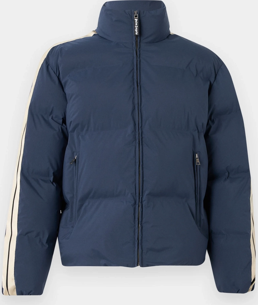 palm angelsclassic logo jacket - vinterjakker - navy blue/tofu