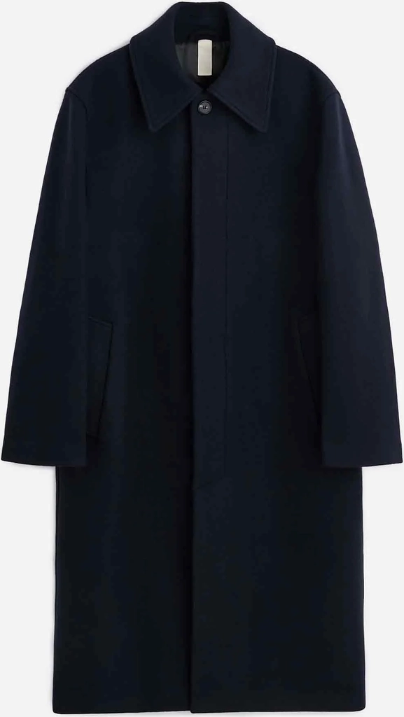 winter coat navy