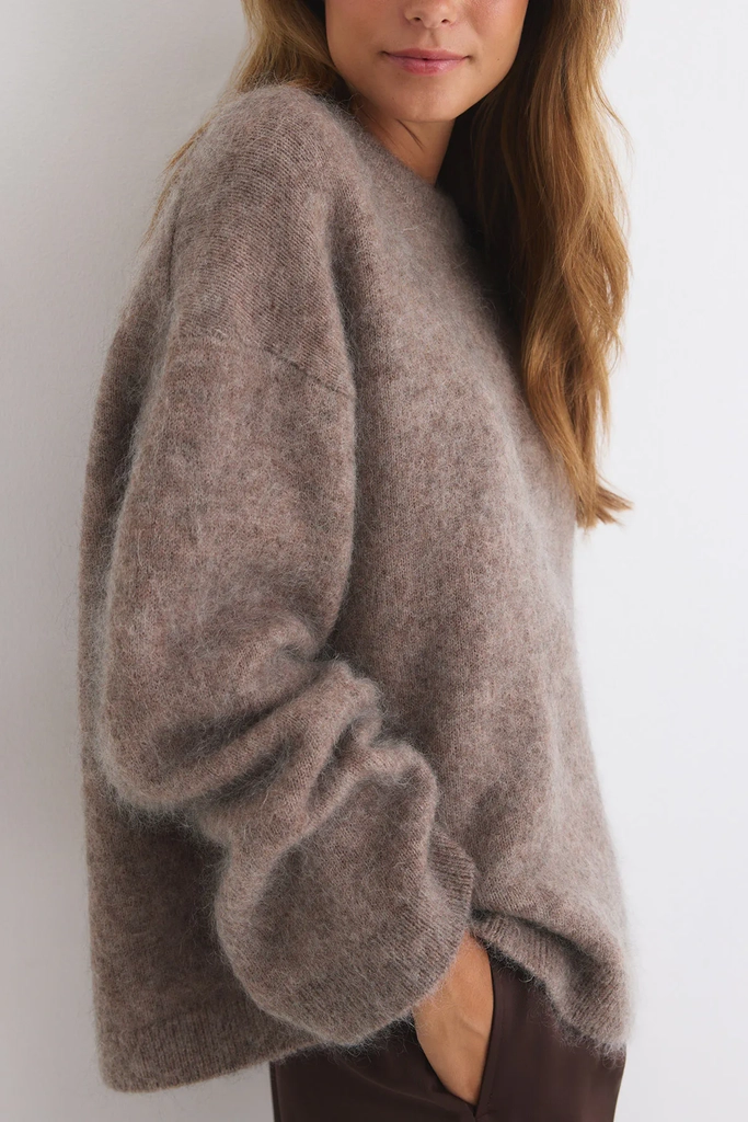 mohair knitted sweater