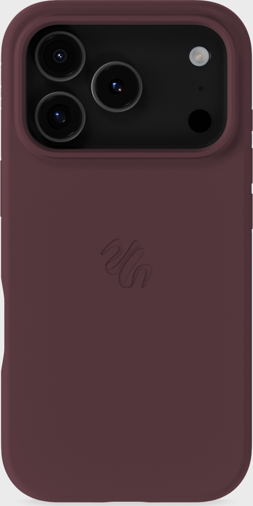 silicone magsafe compatible cover - bordeaux