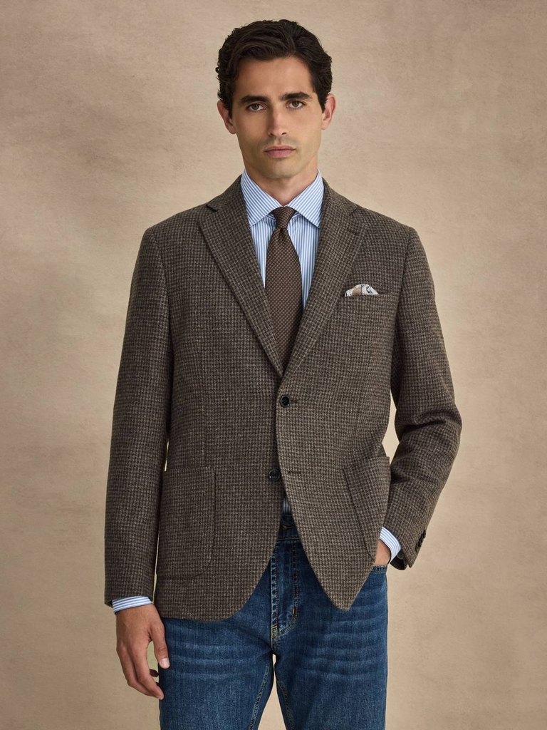mørkebrun blazer