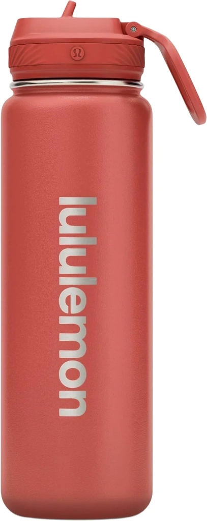 lululemonback to life 24oz unisex - drikkeflaske - rocket red