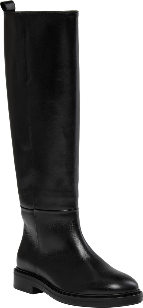 Billi Bi Langskaftet Støvle B1276 Kvinde Black Rustic Oil Calf 600 Langskaftede Støvler Str 36 - hos Magasin