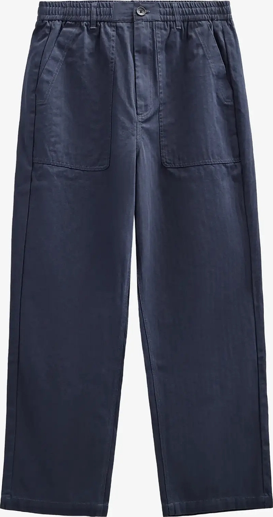 Anerkjendt Akjakob Herringbone Fatique Pants - Navy - XXL