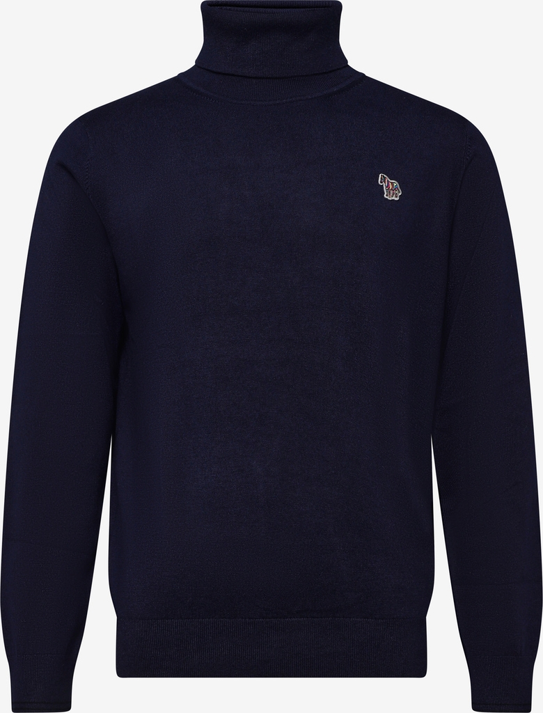 PS Paul Smith Mens Sweater Roll Neck Zeb Bad - Navy - S