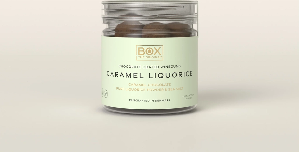 caramel liquorice — small tube