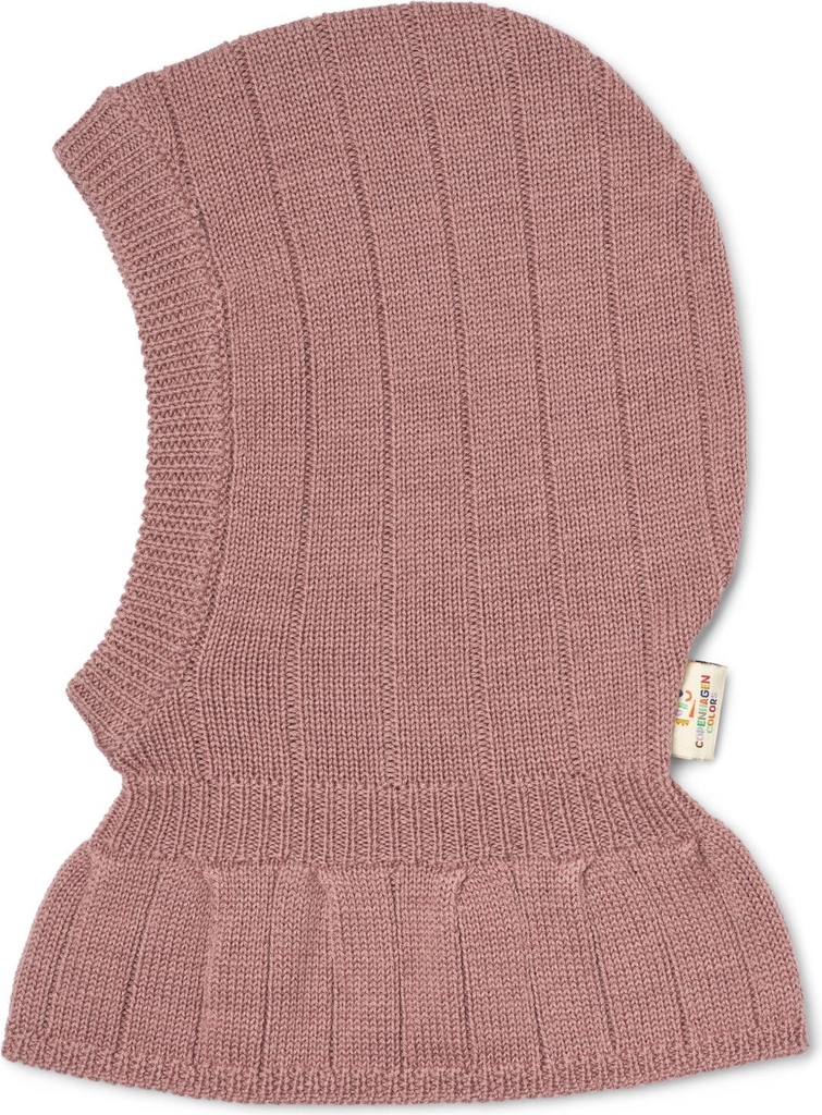 copenhagen colors winter rose merino rib strikket elefanthue