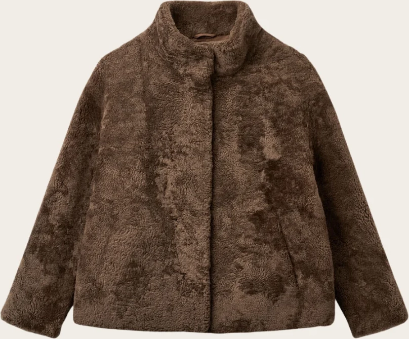 nalani coat, teddy brown