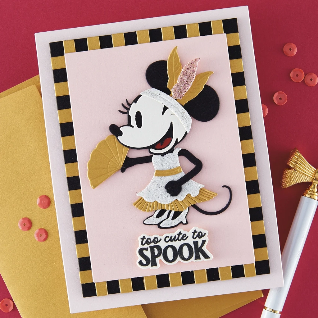 classic mouse costume party etched dies