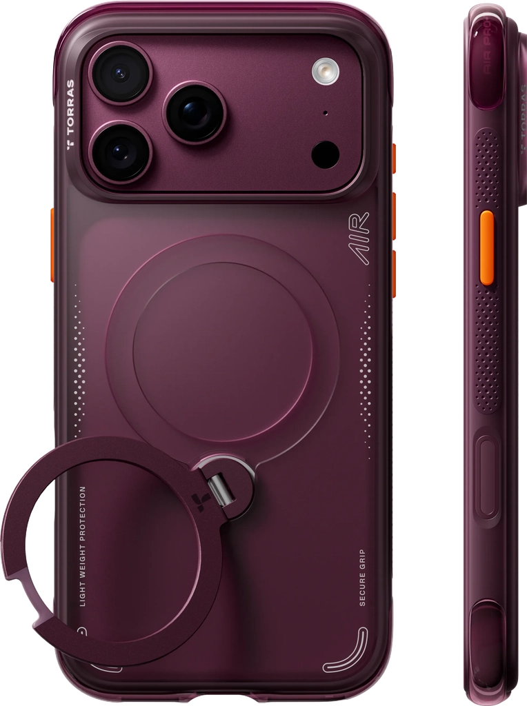 ostand q3 air | magsafe iphone 18 pro case - torras