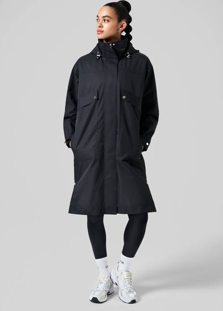 Casall Light Padded Rain Parka Black