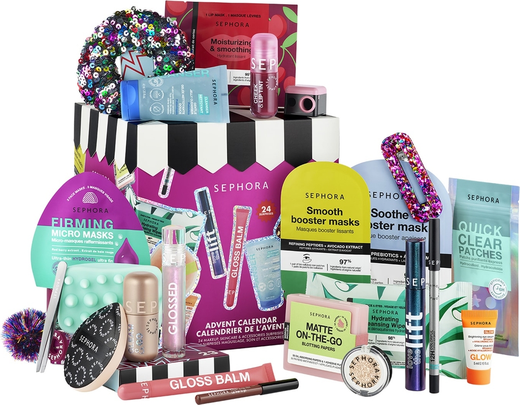 julekalender - 24 overraskelser med makeup, hudpleje og tilbehør