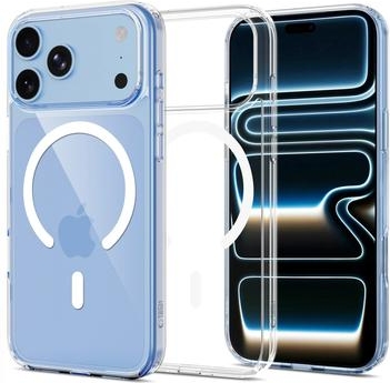 iphone 17 pro/18 pro tech-protect flexair magnetisk hybrid cover - gennemsigtig
