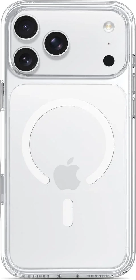 iphone 18 pro / 17 pro tech-protect flexair hybrid cc cover - magsafe kompatibel - gennemsigtig