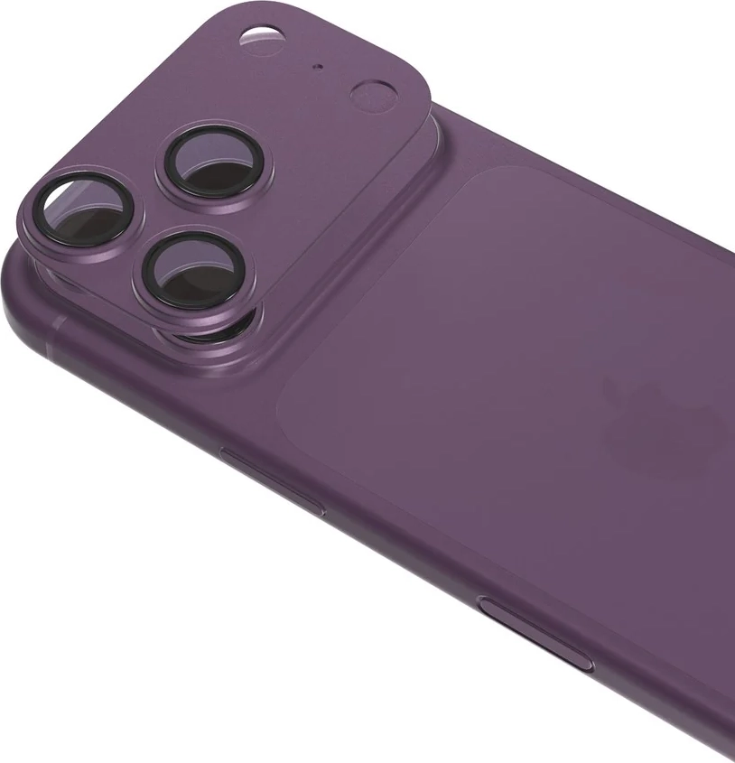 iphone 18 pro max epico aluminium kameralinsbeskyttelse - lilla