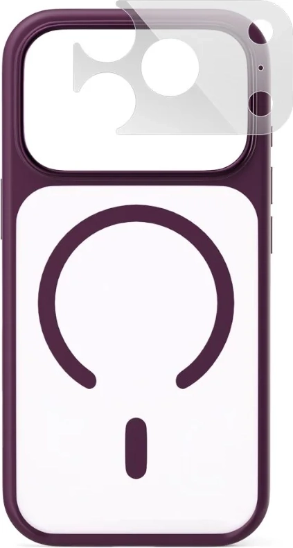 iphone 18 pro / 17 pro epico heromatte pro mag+ cover m. kamerabeskyttelse - magsafe kompatibel - lilla