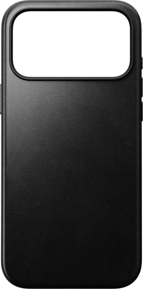 iPhone 18 Pro Nomad Traditional Horween Leather Bagside Cover - MagSafe Kompatibel - Black