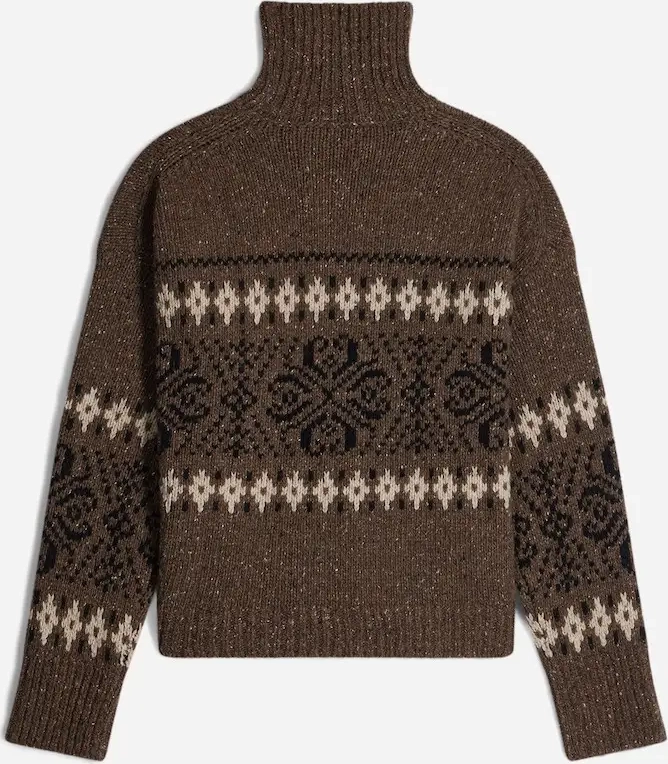 vanessa bruno huguette sweater brown